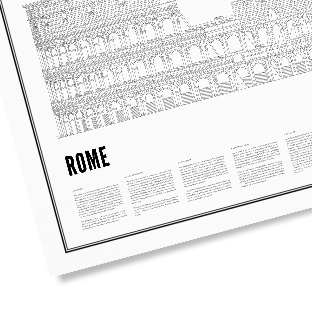 Poster von Iconics of Rome | WIJCK.